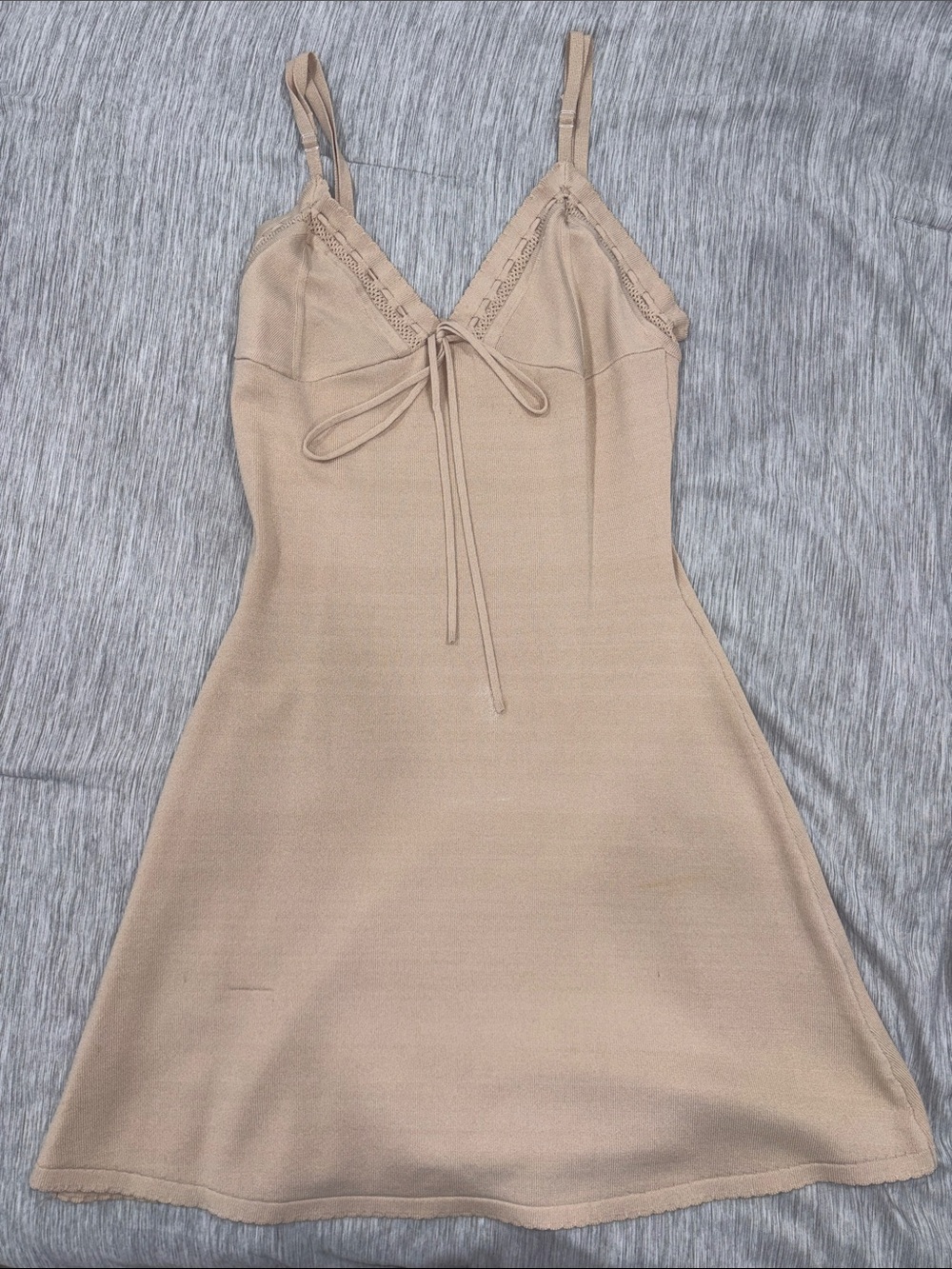 Fashion Nova Beige Mini Dress
